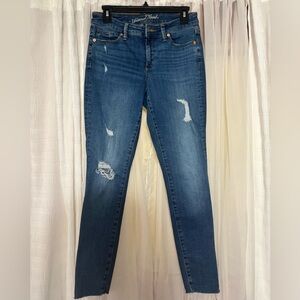 Universal Thread Blue Skinny Jeans Distressed